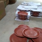 Packing kirim poci keramik klampok Banjarnegara