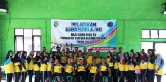 Puluhan Guru PJOK SD di Kecamatan Rakit Banjarnegara Ikuti Pelatihan Senam Pelajar